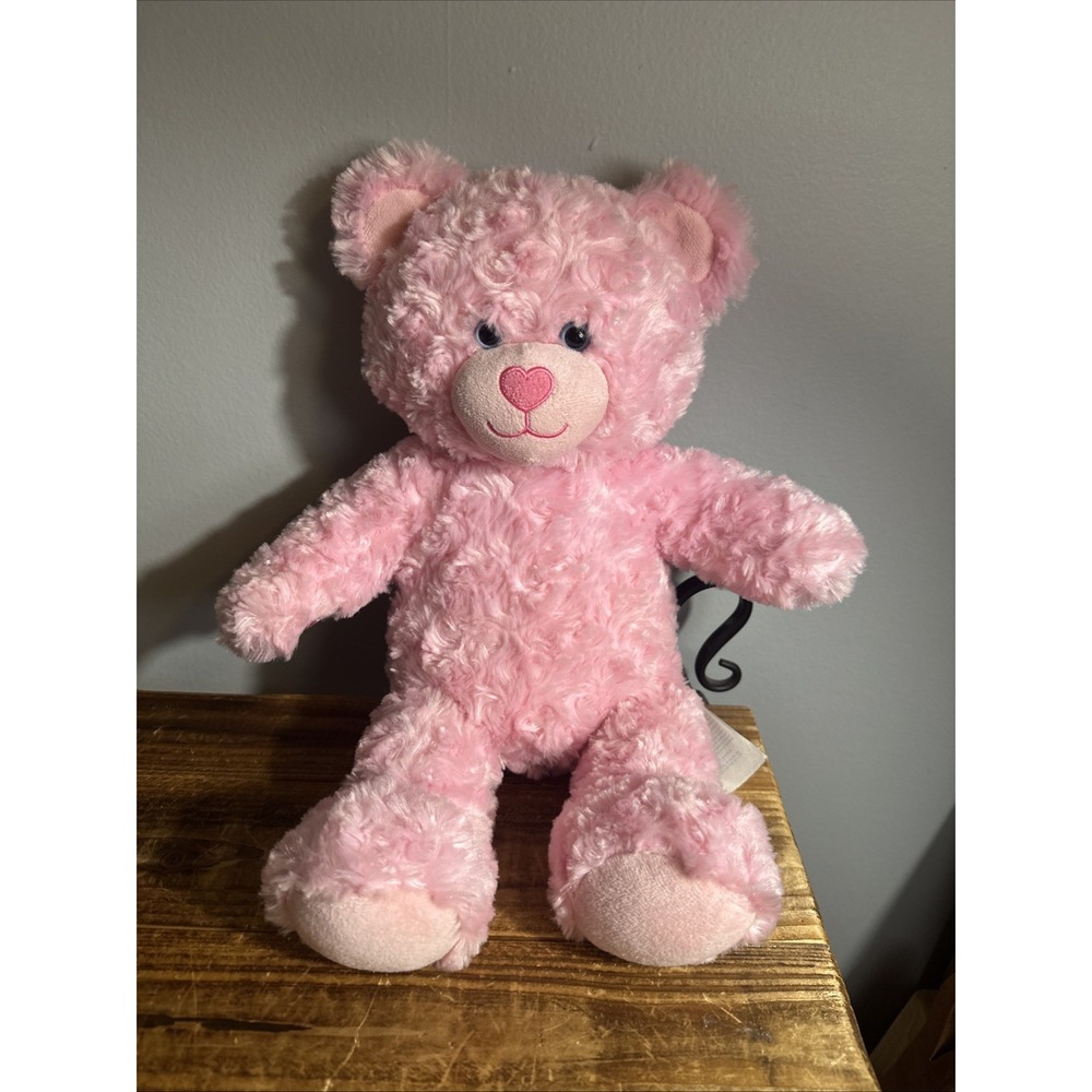 Build A Bear Workshop Pink Swirl Teddy Bear 17" Plush 2020